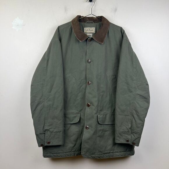 L.L. Bean Barn Chore Jacket 0WY20 Field Coat Thinsulate Quilted Lining Mens XL - Picture 1 of 6